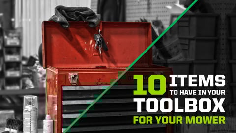 10 Items To Have In Your Toolbox For Your Mower