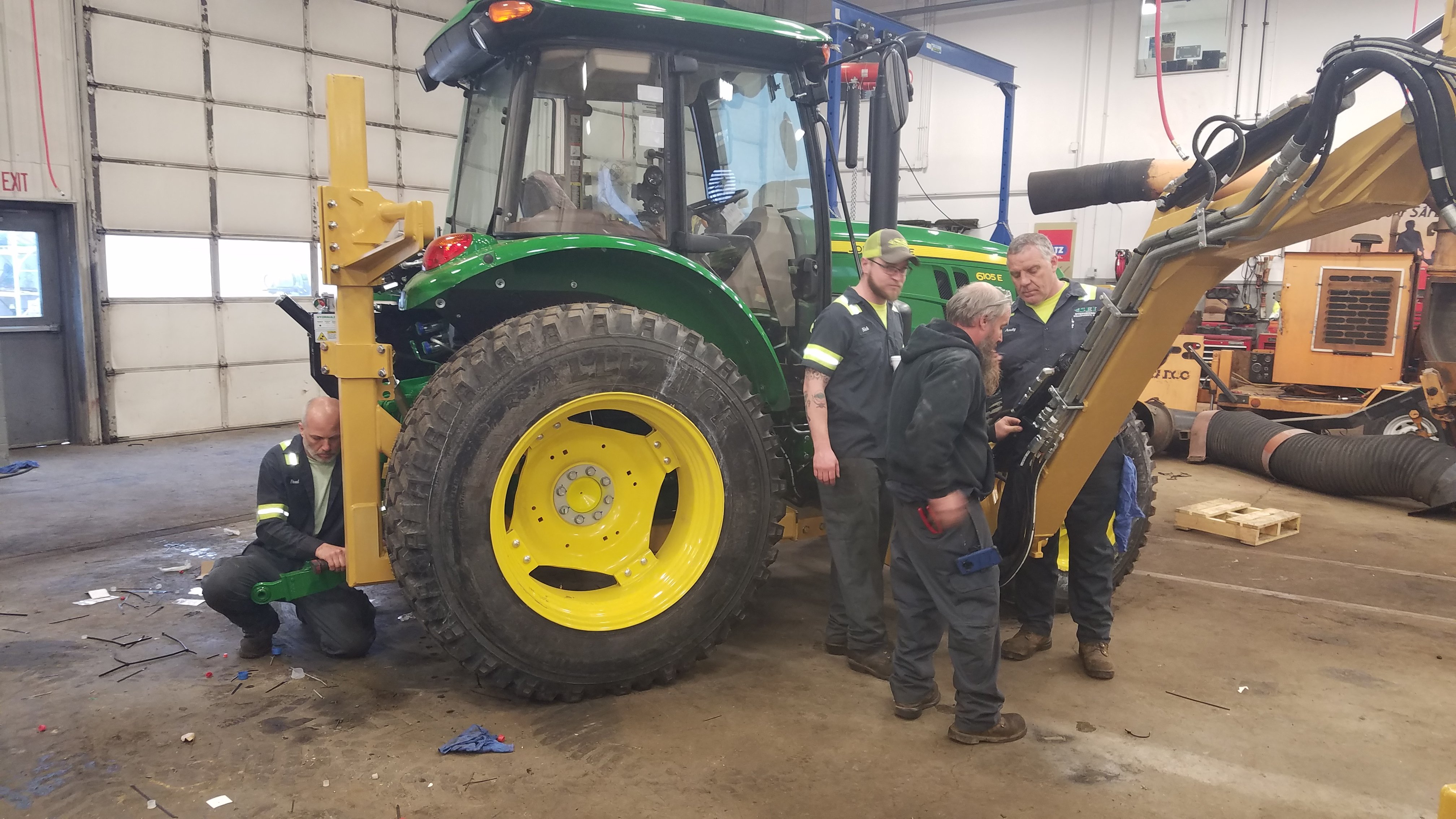 Municipal Training on a Tractor