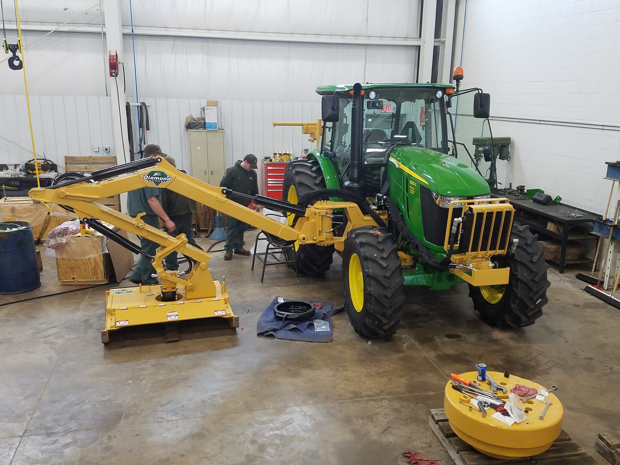 Diamond Boom Mower