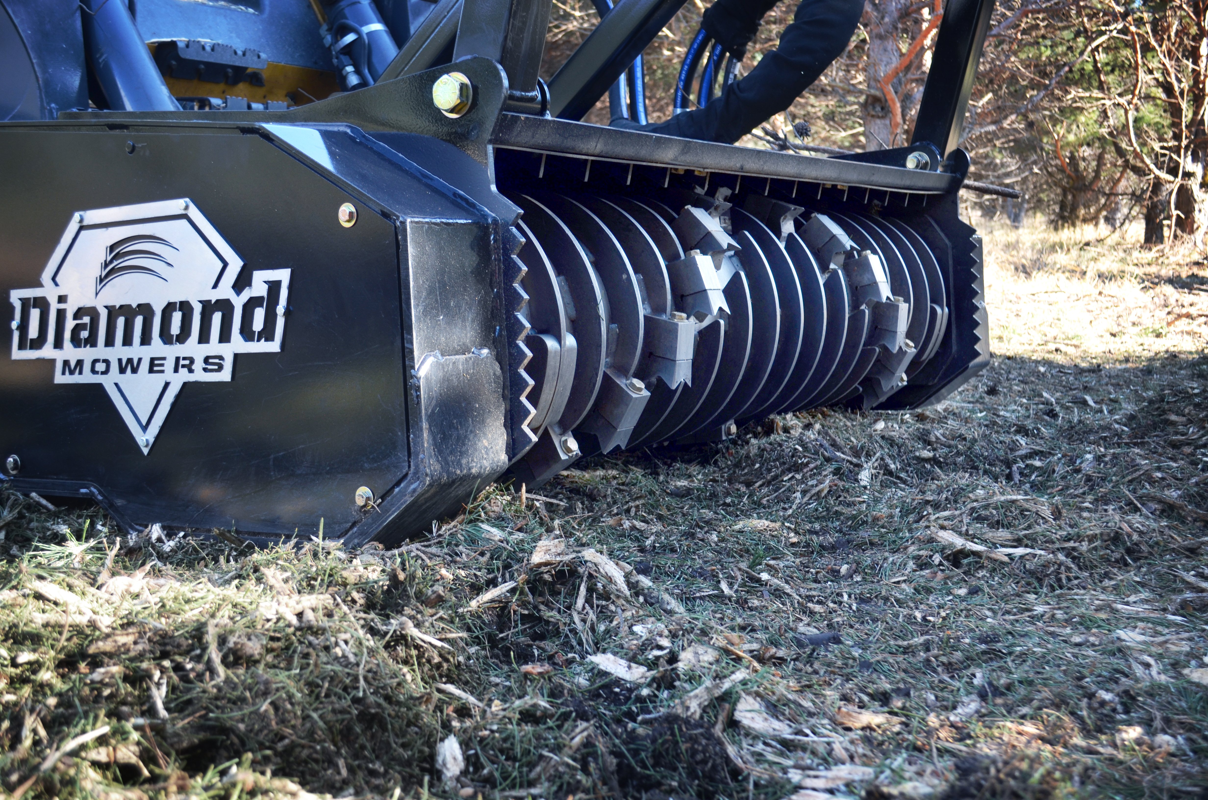 Drum Mulching Attachment for Tree Removal