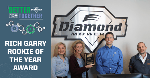 Diamond Mowers Receives Award from United Way