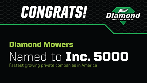 Diamond Mowers Named to Inc. 5000