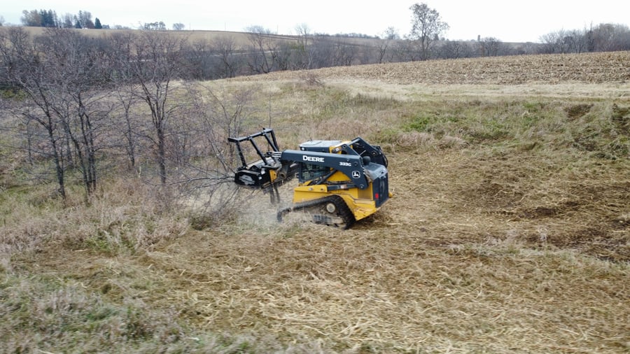 drum mulcher mulching