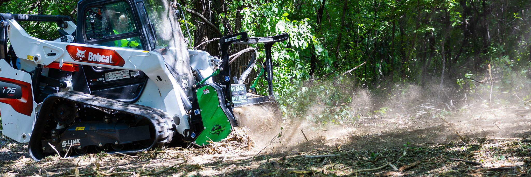 drum mulcher dc pro 50 back dragging