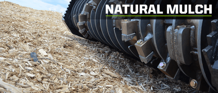 creating natural mulch with mulching chips