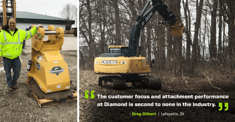 Indiana Farm Vegetation Management with Excavator