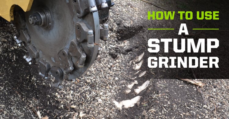 How To Use A Stump Grinder