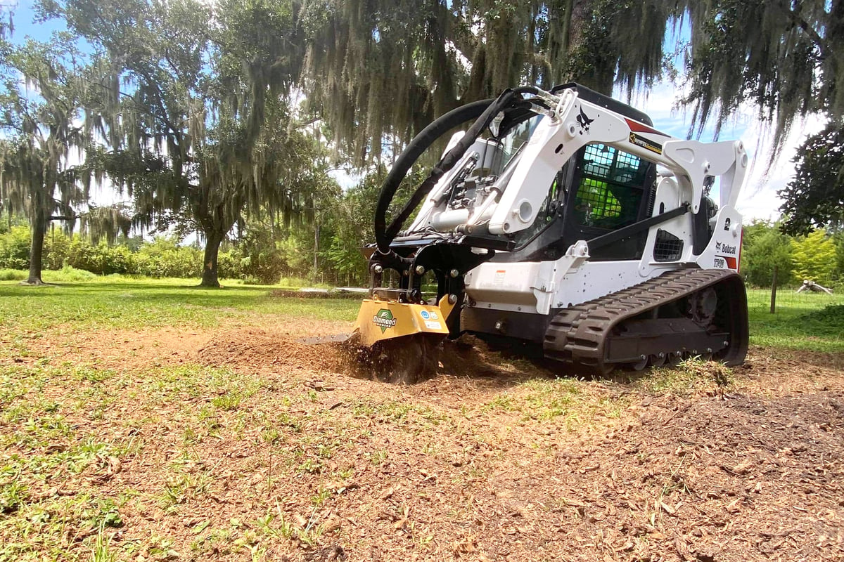 Skid-Steer Reflex Stump Grinder