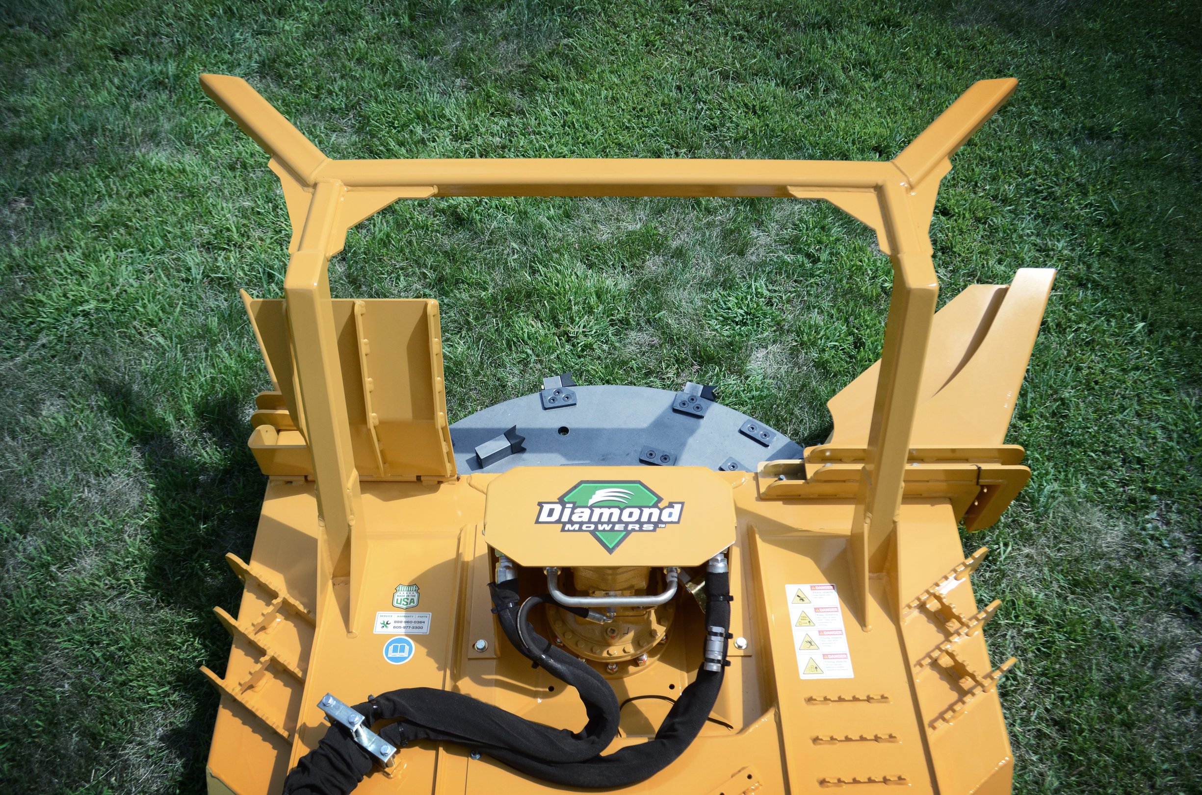 SkidSteer Forestry Disc Mulcher Deck Shell