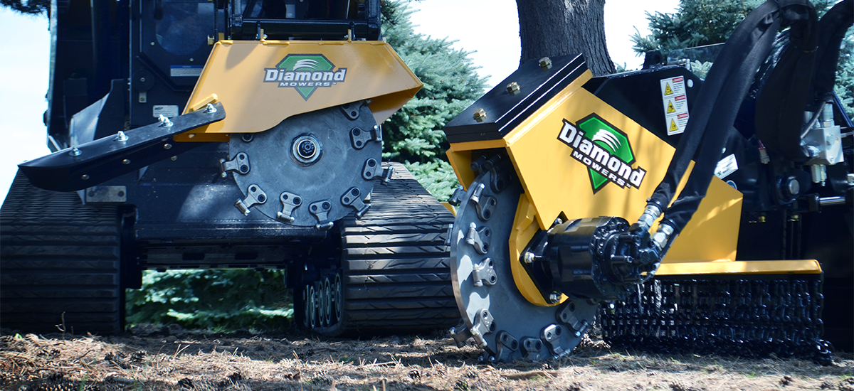 How to Use a Stump Grinder Matt Nelson Diamond Mowers®