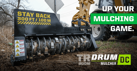 Up Your Mulching Game with New TR Boom Drum Mulcher