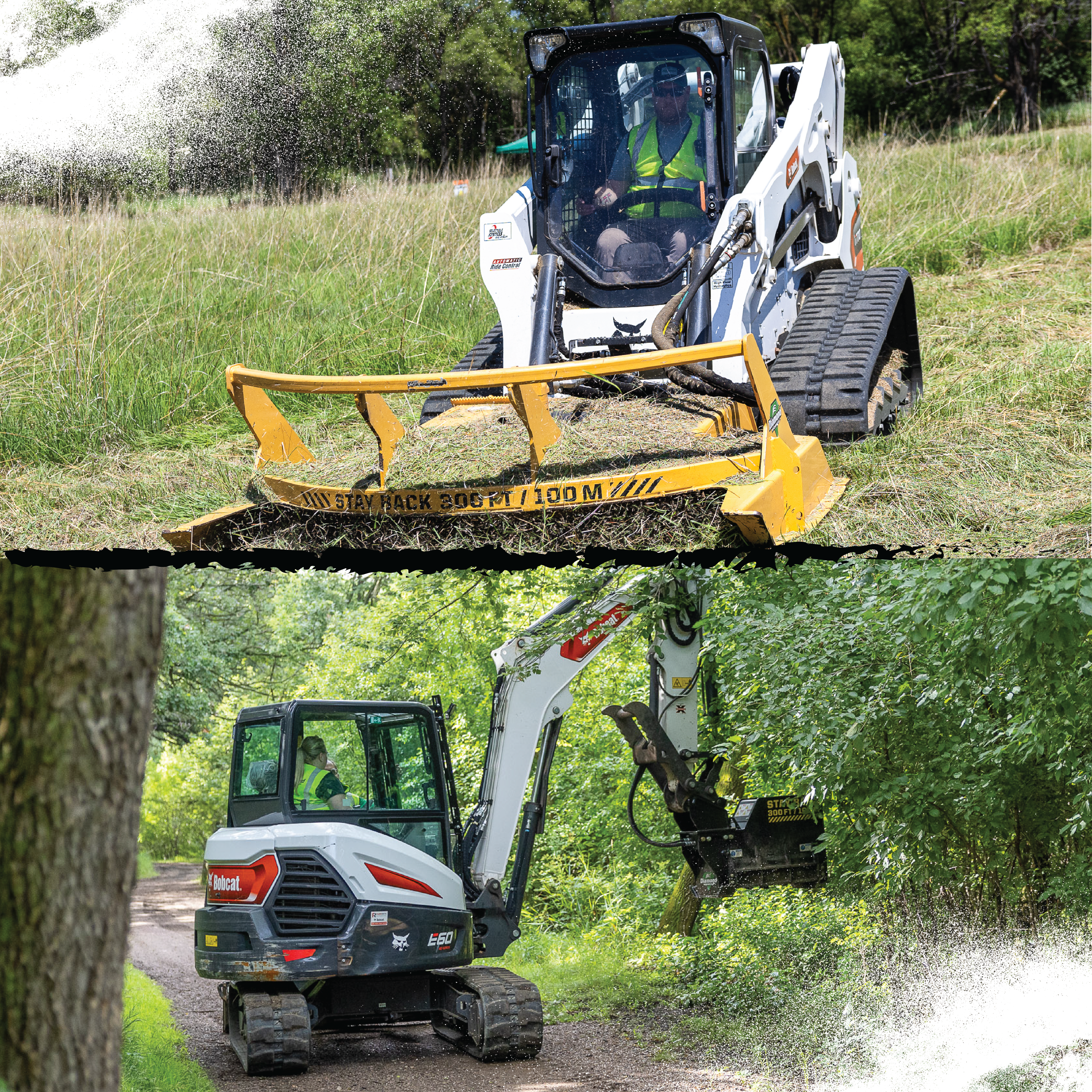 Skid Steer vs. Excavator | Which is better for Mulching?